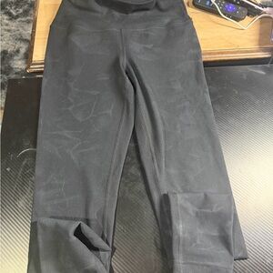 Zella Women's Black Leggings w/ abstract print